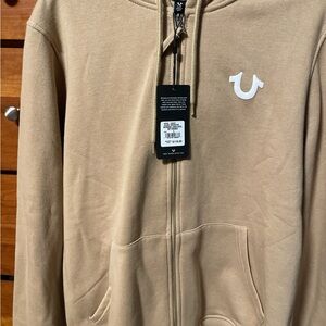 True Religion Tan Hoodie
